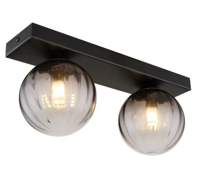 DALLERTAwall light metal black matt, 2x G9 LED