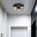 DALLERTAceiling light metal black matt, 3x G9 LED