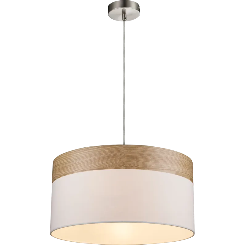 CHIPSYpendant lamp metal nickel matt, 1x E27
