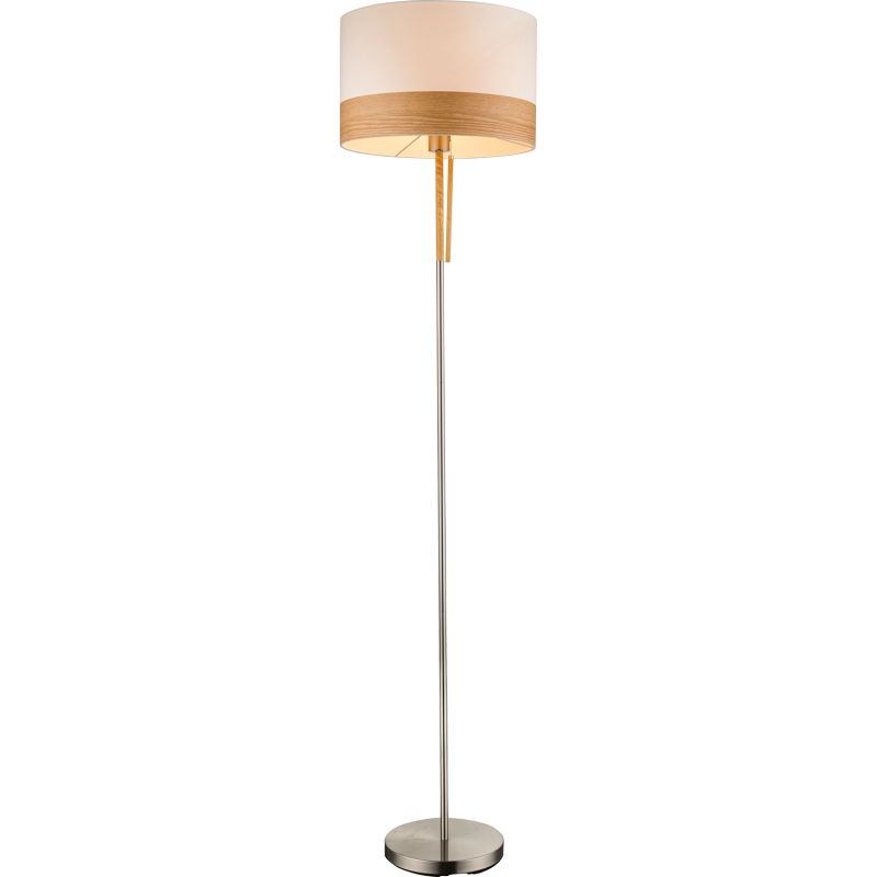 CHIPSYFloor lamp metal nickel matt, 1x E27