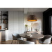 CLARKEpendant lamp metal nickel matt, 1x E27