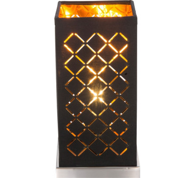 CLARKEtable lamp metal nickel matt, 1x E14