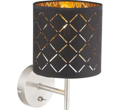 CLARKEwall light metal nickel matt, 1x E14