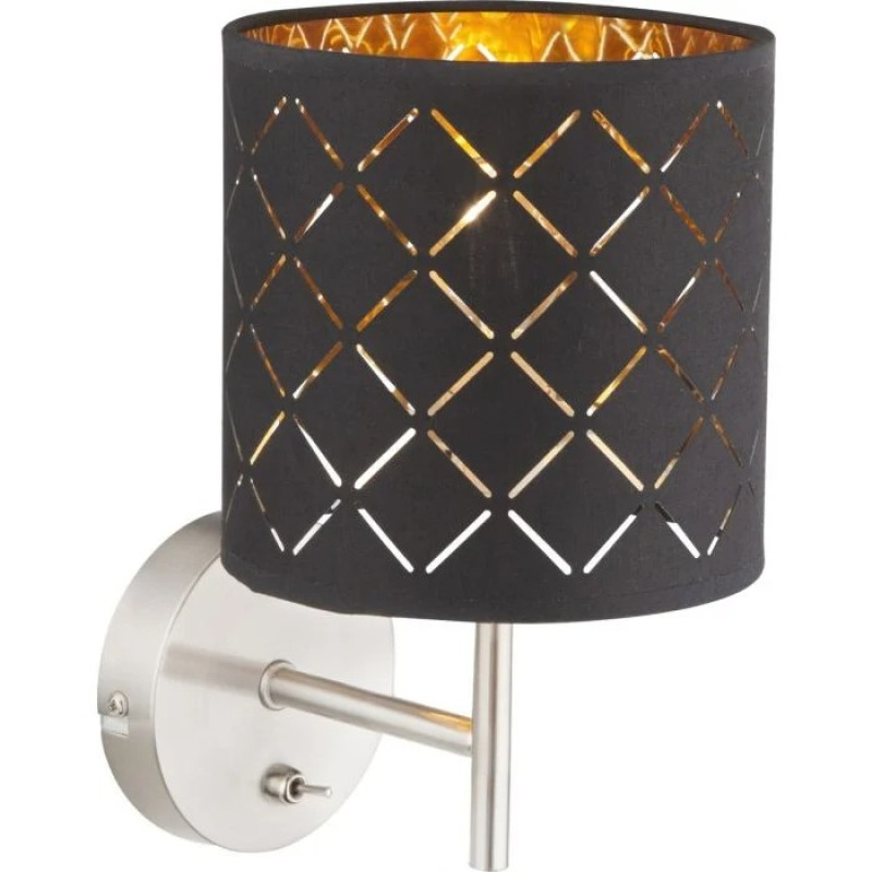 CLARKEwall light metal nickel matt, 1x E14