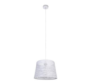BECCApendant lamp metal white, 1x E27