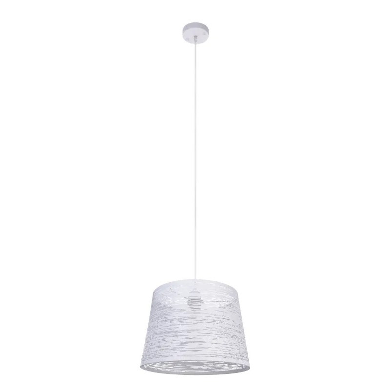 BECCApendant lamp metal white, 1x E27