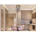 BLACKY Iceiling light metal brass-coloured matt, 3x E14