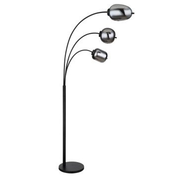 BLACKYFloor lamp metal black matt, 3x E14