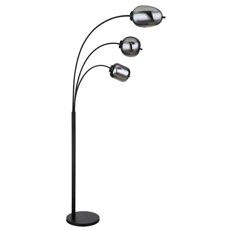 BLACKYFloor lamp metal black matt, 3x E14