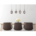 BLACKYpendant lamp metal black, 4x E14