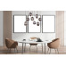 BLACKY Ipendant lamp metal brass-coloured, 8x E14