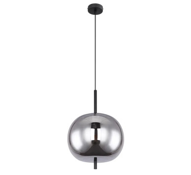 BLACKYpendant lamp metal black, 1x E27