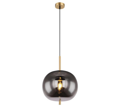 BLACKY Ipendant lamp metal brass-coloured, 1x E27