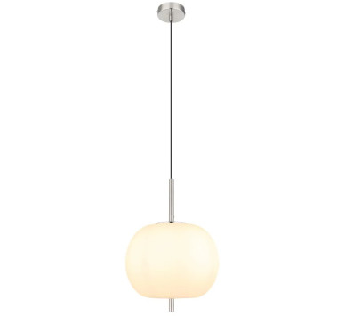 BLACKY Ipendant lamp metal nickel matt, 1x E27