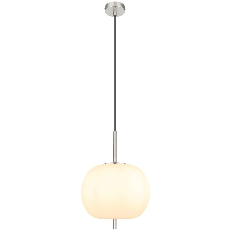 BLACKY Ipendant lamp metal nickel matt, 1x E27