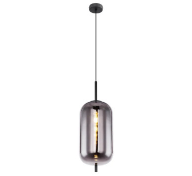 BLACKYpendant lamp metal black, 1x E27