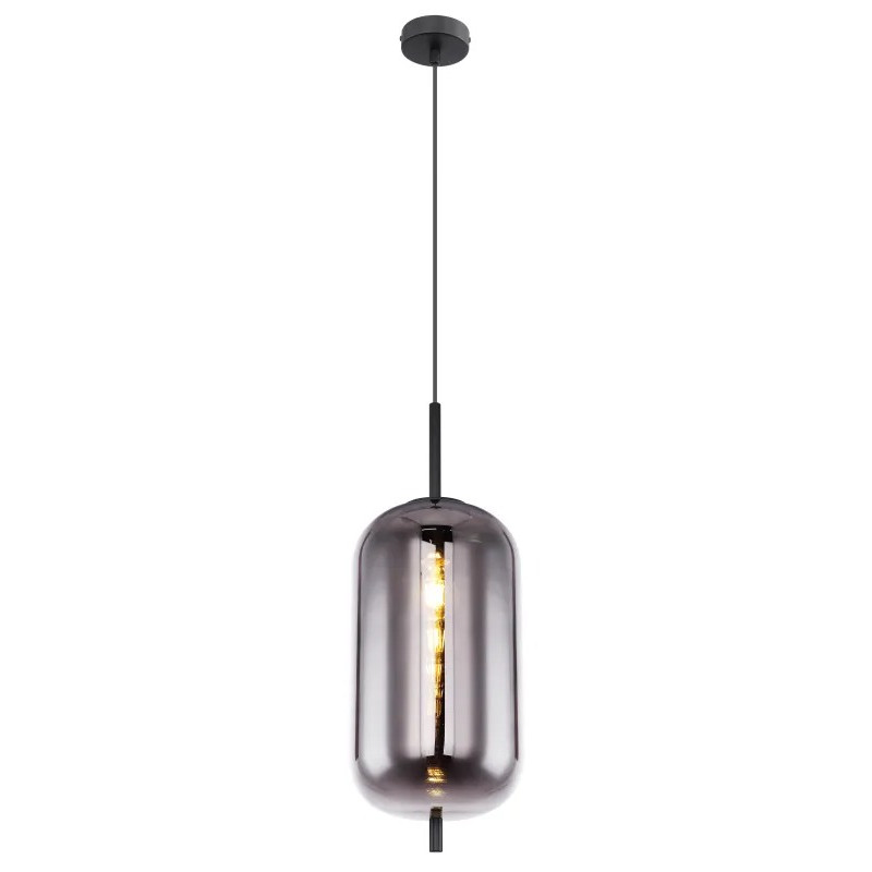 BLACKYpendant lamp metal black, 1x E27