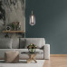 BLACKY Ipendant lamp metal brass-coloured, 1x E27
