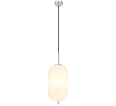BLACKY Ipendant lamp metal nickel matt, 1x E27
