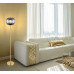 BLACKY IFloor lamp metal brass-coloured, 1x E27