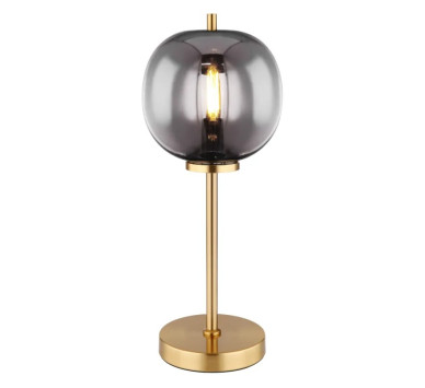 BLACKY Itable lamp metal brass-coloured, 1x E14
