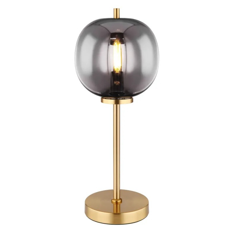 BLACKY Itable lamp metal brass-coloured, 1x E14