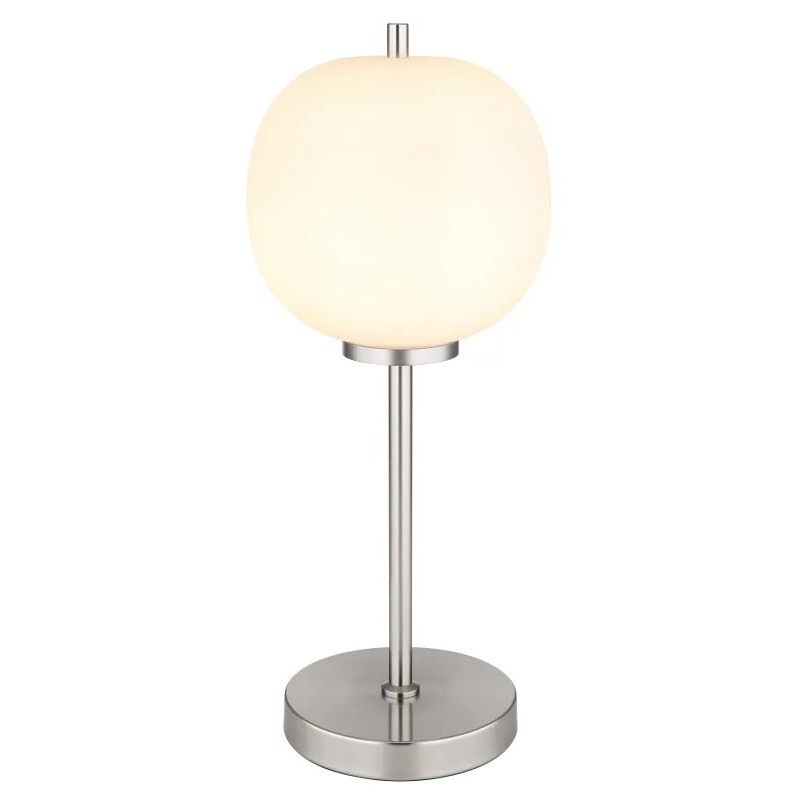 BLACKY Itable lamp metal nickel matt, 1x E14