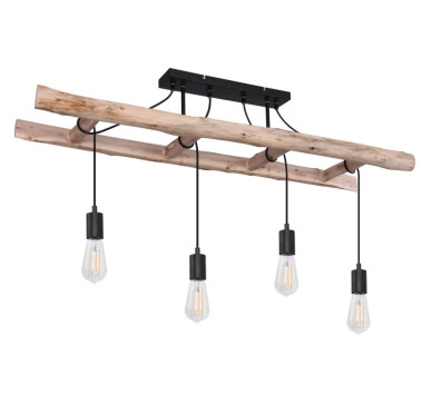 CLASTRAceiling light metal black matt, 4x E27