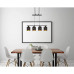BEMMOpendant lamp metal black matt, 4x E27