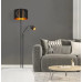 BEMMOFloor lamp metal black, 1x E27