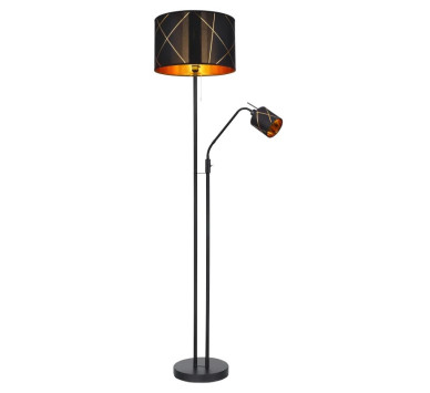 BEMMOFloor lamp metal black, 1x E27