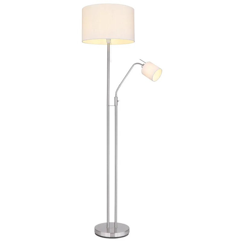 AVAFloor lamp metal nickel matt, 1x E27