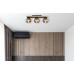 CONNIceiling light metal black matt, 3x E27