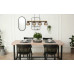 CONNIpendant lamp metal black matt, 4x E27