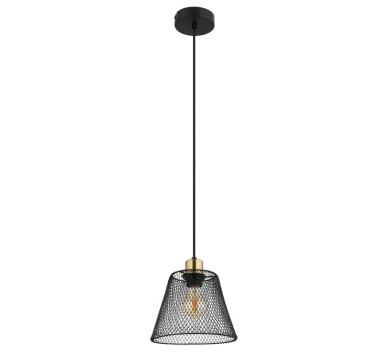 BAKUpendant lamp metal black matt, 1x E27