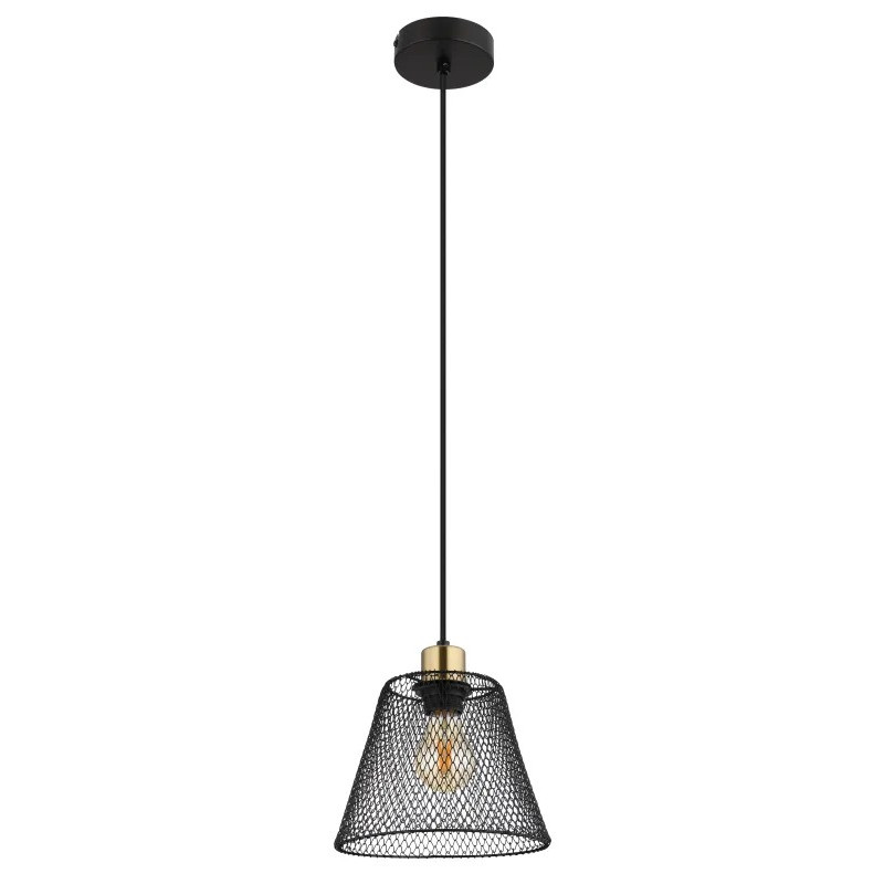 BAKUpendant lamp metal black matt, 1x E27