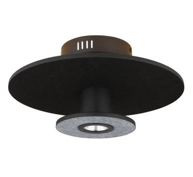 CARTERceiling light metal black matt, LED