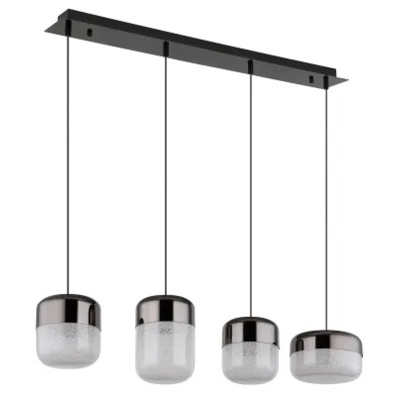 CRISTALLICApendant lamp metal graphite matt, LED