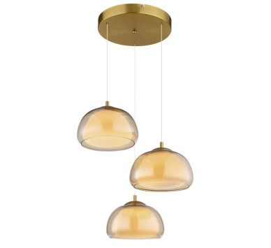 AVILA pendant lamp metal gold colors brushed, LED