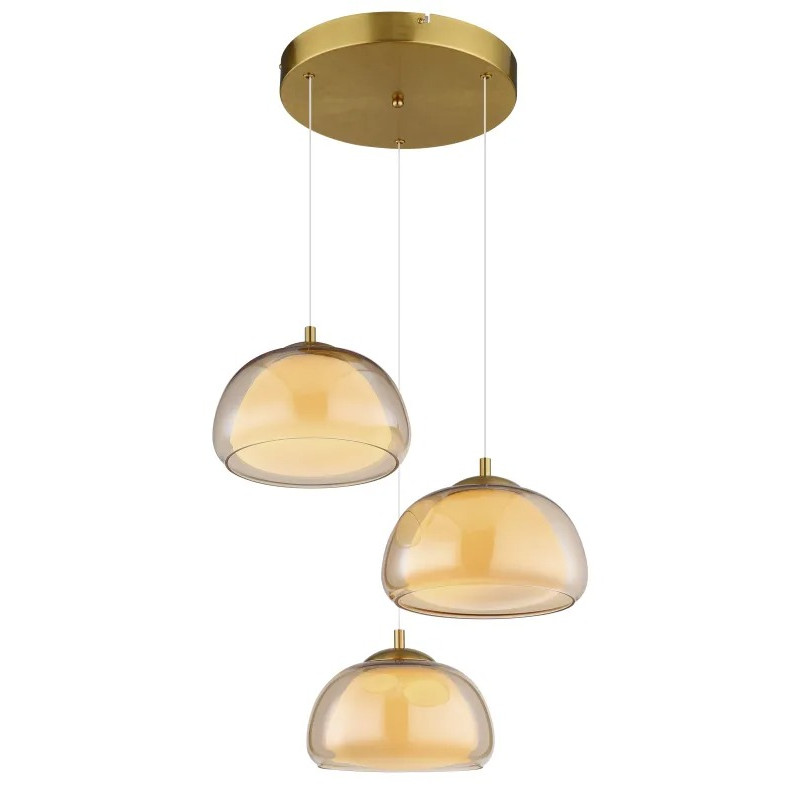 AVILA pendant lamp metal gold colors brushed, LED