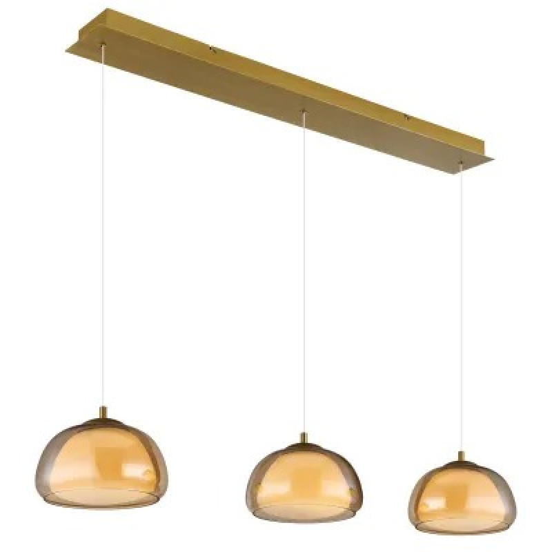 AVILA pendant lamp metal gold colors brushed, LED