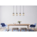 CAYDENpendant lamp metal nickel matt, 4x E27