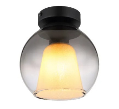 BARRYceiling light metal black matt, 1x E27