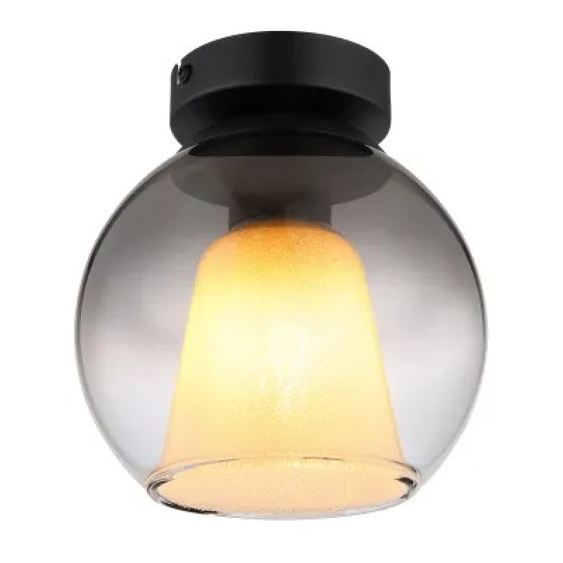 BARRYceiling light metal black matt, 1x E27