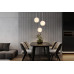 BARRYpendant lamp metal nickel matt, 3x E27