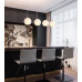 BARRYpendant lamp metal nickel matt, 4x E27