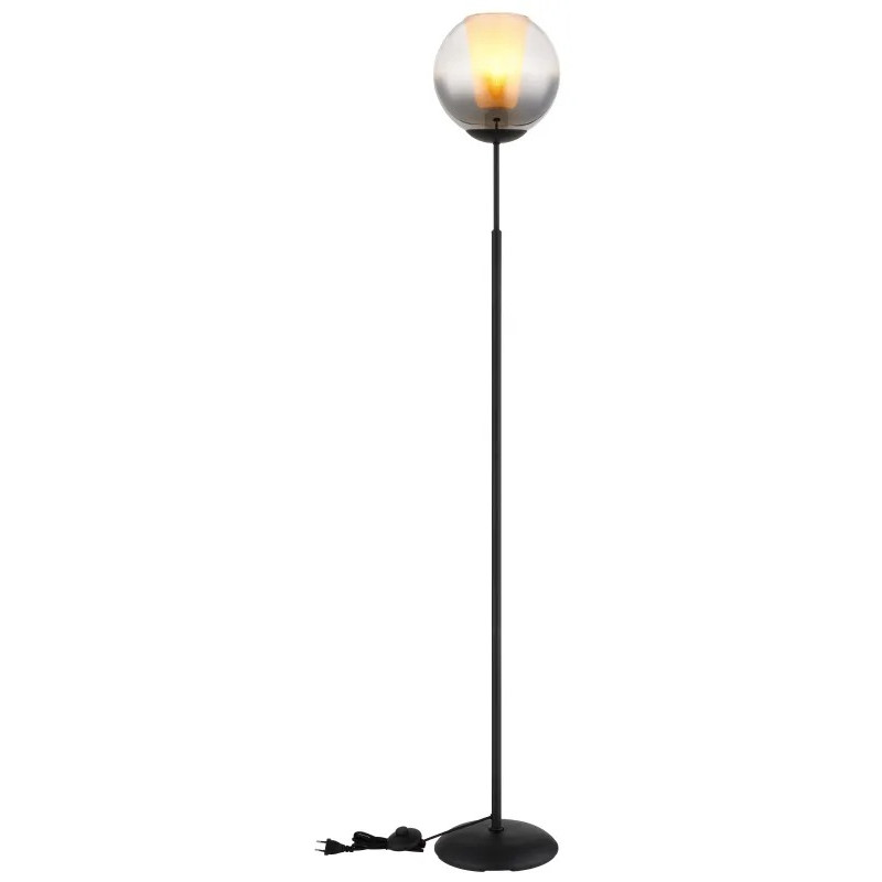 BARRYFloor lamp metal black matt, 1x E27