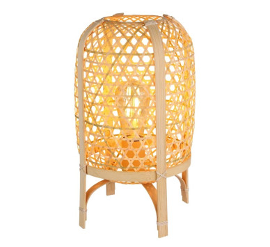 CAIROtable lamp metal natural color, 1x E27