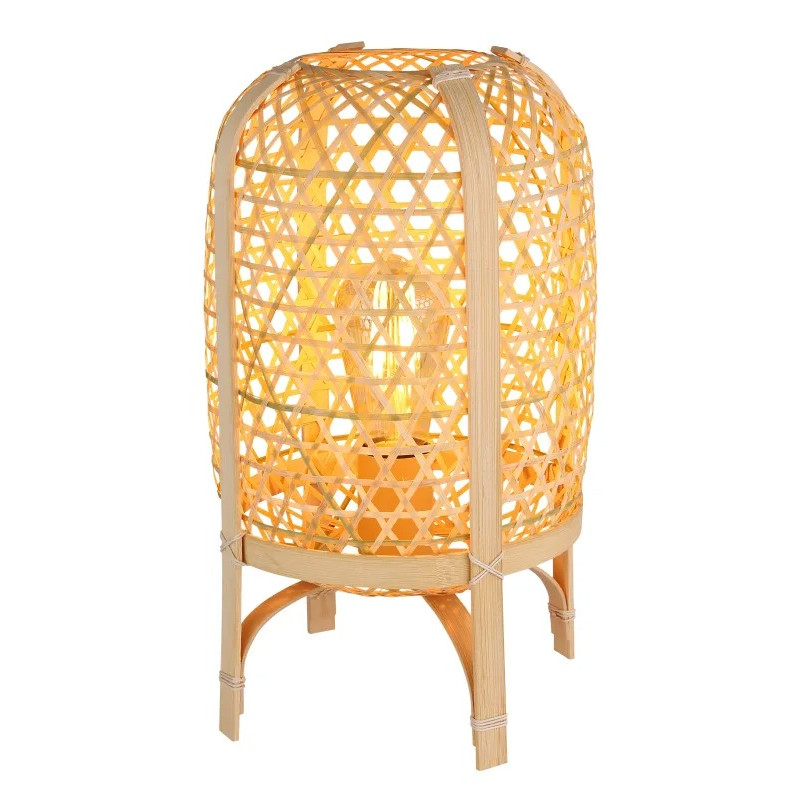 CAIROtable lamp metal natural color, 1x E27
