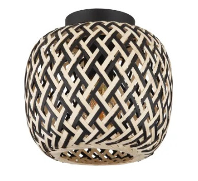 COLLYceiling light metal black matt, 1x E27 LED